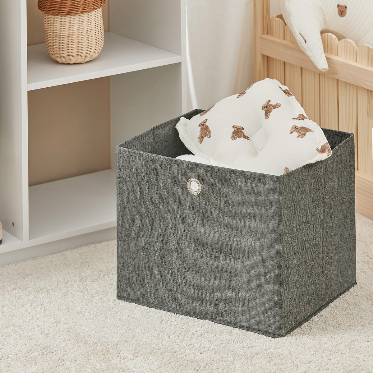 KINDERGARDEROBE Weiß - Weiß, Holzwerkstoff (97/108/35cm) - SoBuy