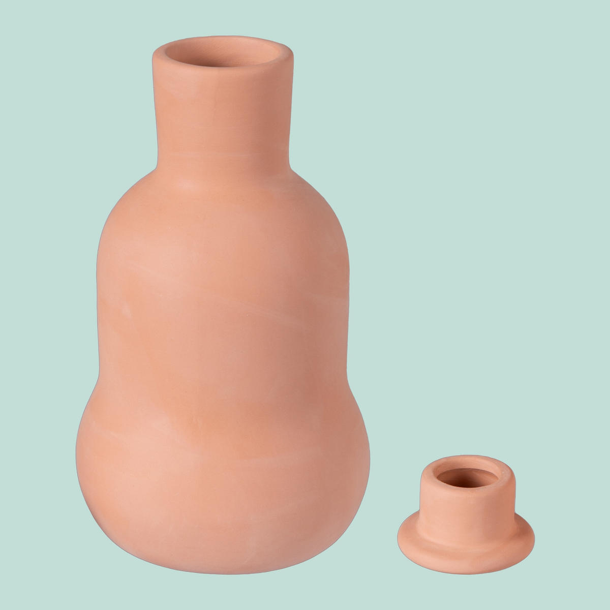 3XOLLAS - Hellbraun, Keramik (9/16/9cm) - Relaxdays