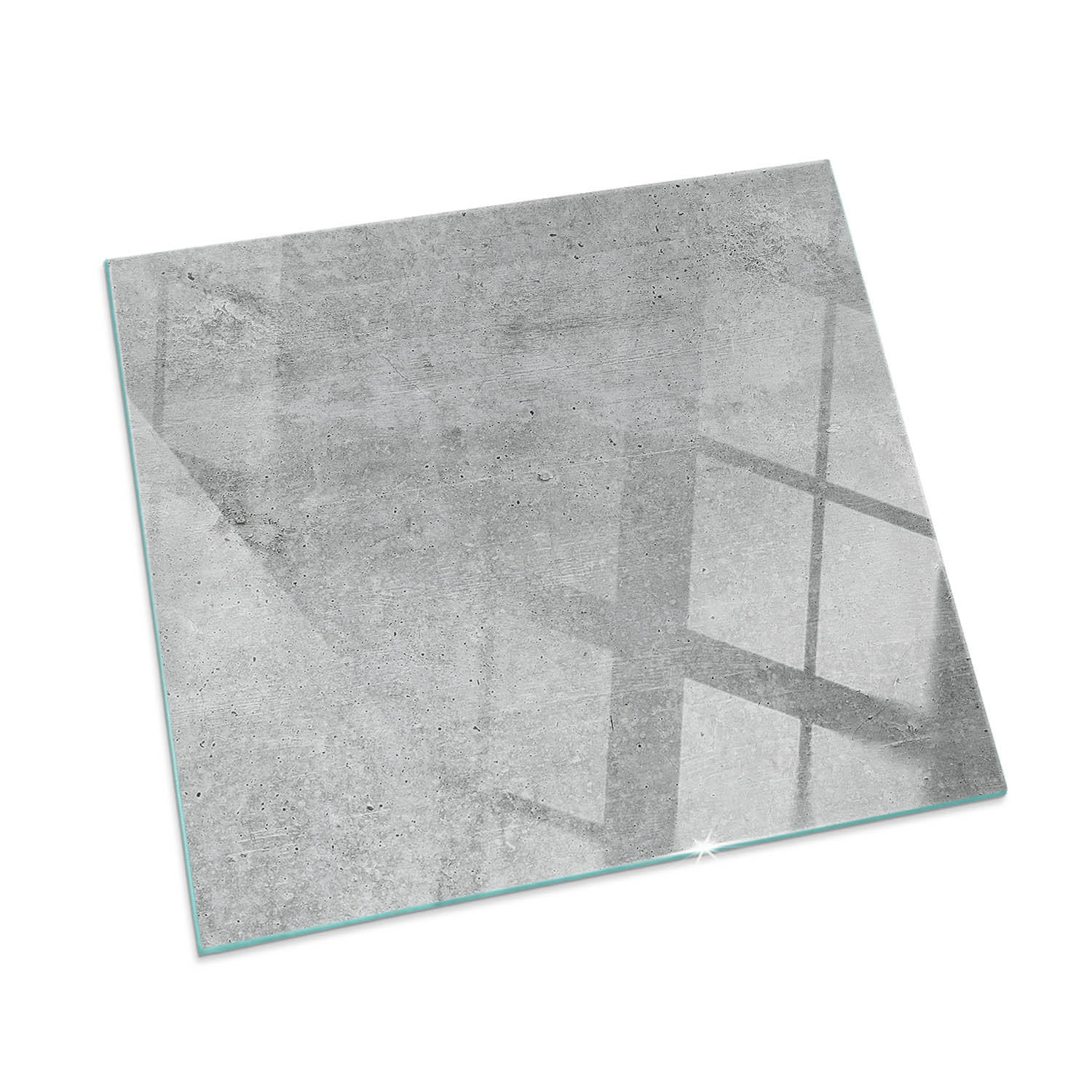 ArtPrintCave Glasplatte Grau 50x50x0.4 cm