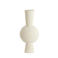 VASE Kavansi Weiß 18/18/54,5 cm - Weiß, Metall (54.5cm) - Light & Living