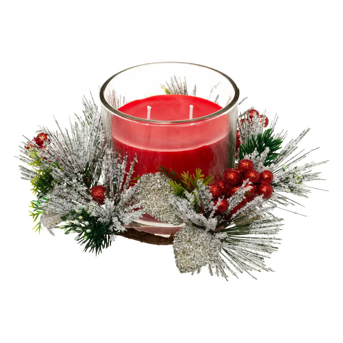 Atmosphera Createur d´interieur Weihnachtsschmuck Rot 10x10x10 cm