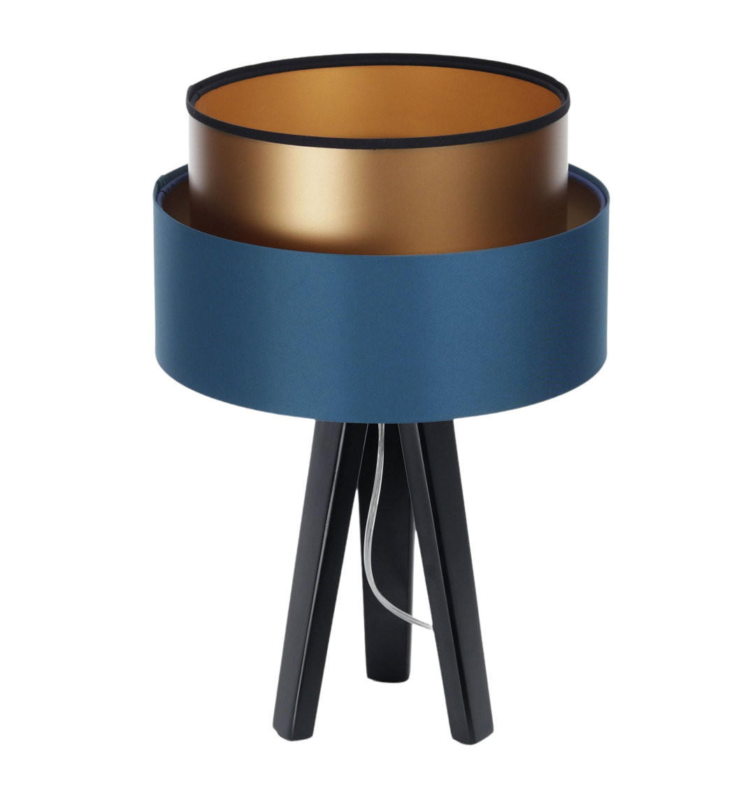 TISCHLAMPE Blau 30/45 cm - Braun, Kunststoff (30/0.7/45cm) - ONZENO