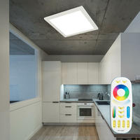 LED PANEL Weiß ROSI 45 cm - Weiß, Metall (45/45/4.5cm) - Globo Lighting