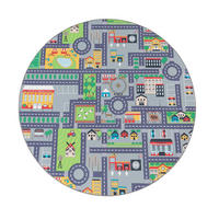 KINDERTEPPICH 160/160 cm Bino 577 - Grau, Kunststoff (160/160cm) - Paco Home