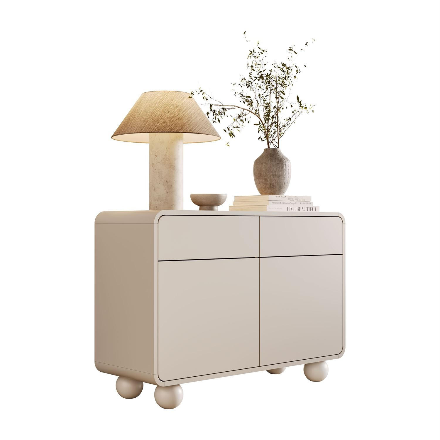 KOMMODE OLIVIO KSZ108 Kaschmir - Kaschmir, Holzwerkstoff (108/75/39cm) - Lookway