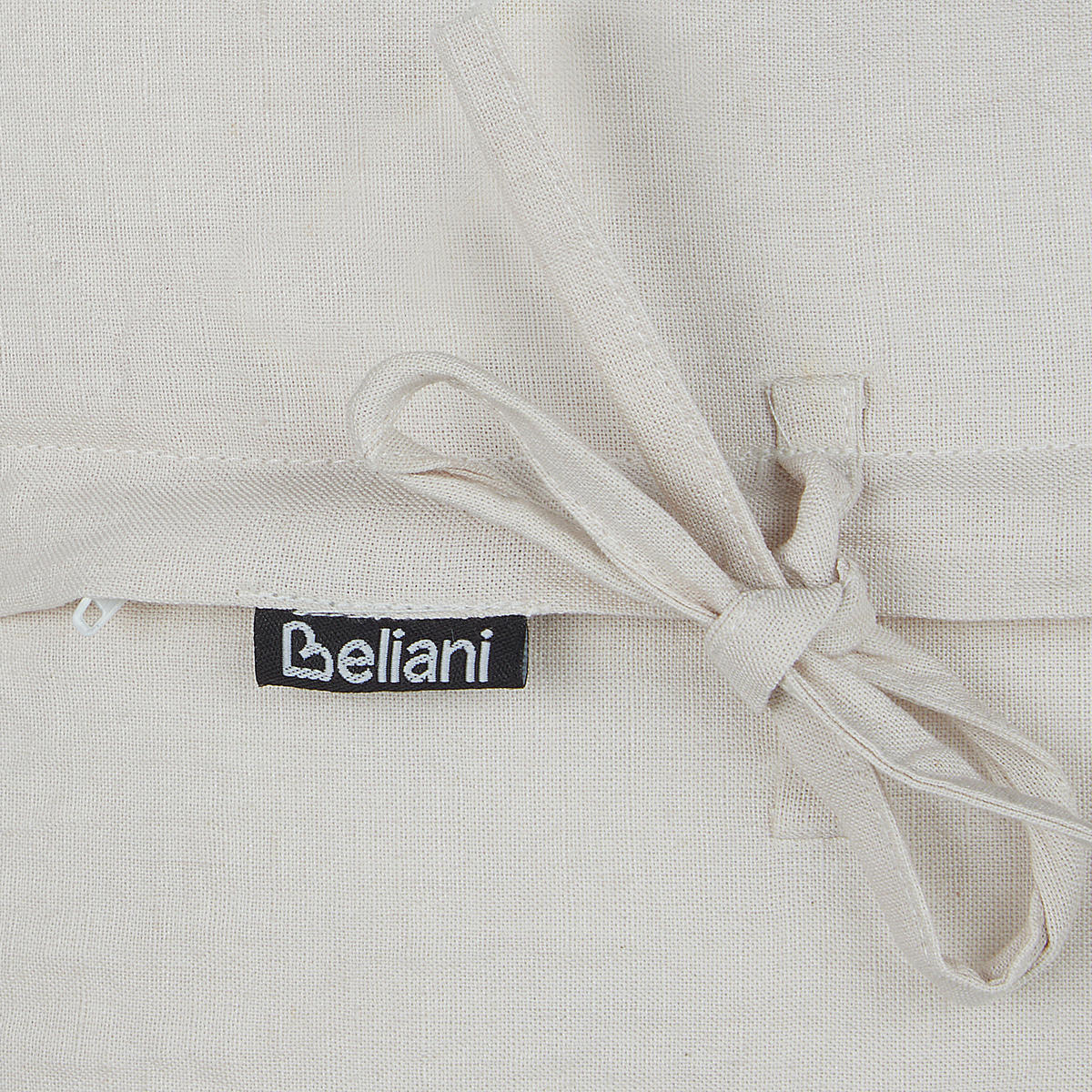 Dekokissen 2er-Set Cremeweiß 45/30 cm Sassafras - Weiß, Textil (45/30cm) - Beliani