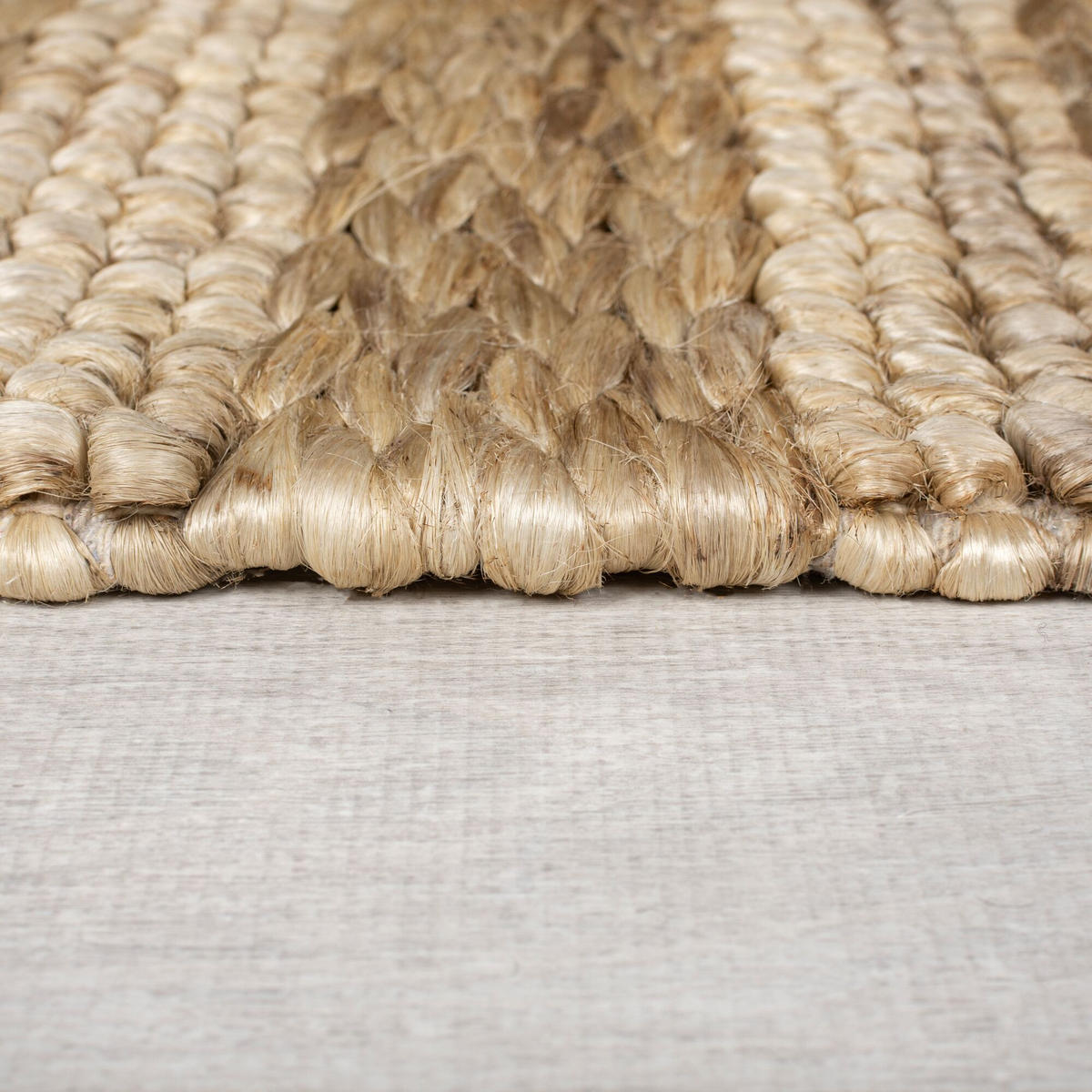TEPPICH Kurzflor Geflochten Muster, Struktur, Flur Natur Läufer 60x230 - Beige, Textil (60/230cm) - KADIMA DESIGN