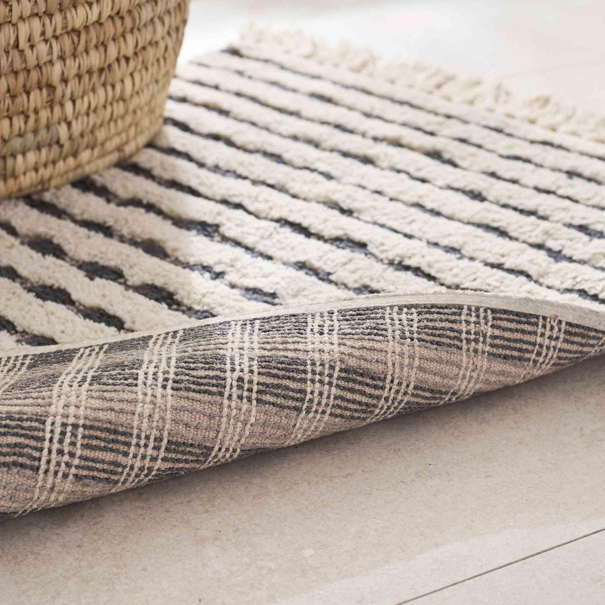 BADEMATTE BAHAMAS - Creme, Textil (67/110cm) - Schöner Wohnen