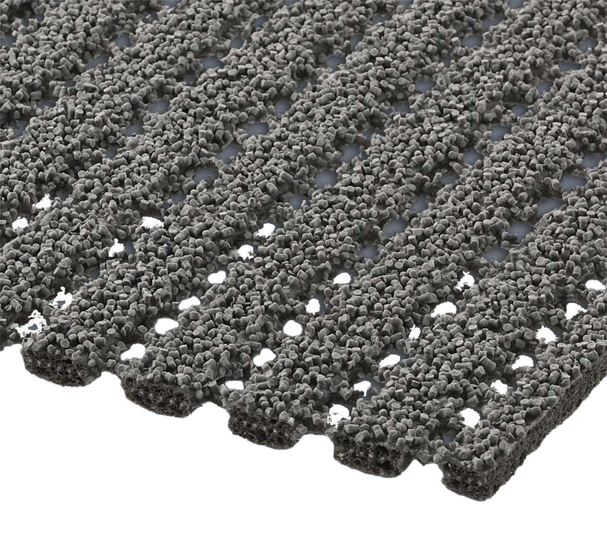 SICHERHEITSMATTE Rutschfest Unico R13 Stone 120x550cm - Hellgrau, Kunststoff (120/550cm) - AKO