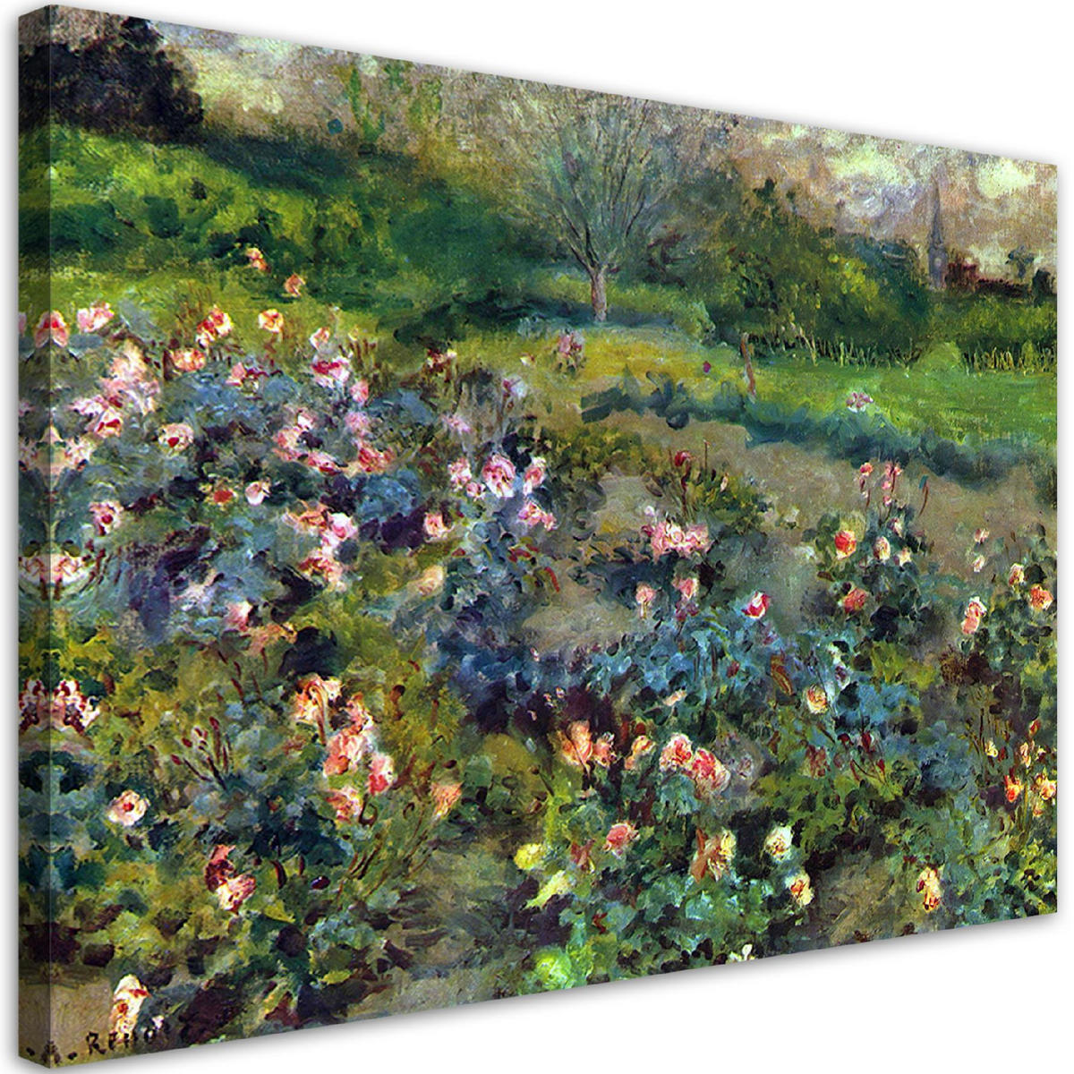 WANDBILD rosenhügel auguste renoir - Multicolor, Textil (60/40cm) - Feeby