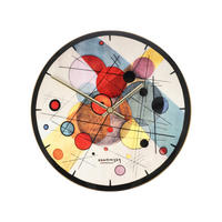 WANDUHR Wassily Kandinsky Kreise im Kreis, Porzellan, Bunt, 31 cm - Multicolor, Keramik (31/5/31cm) - Goebel