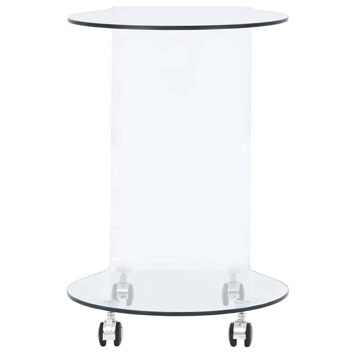 COUCHTISCH 45x40x58 cm Hartglas - Transparent, Glas (40/45/58cm) - furnicato