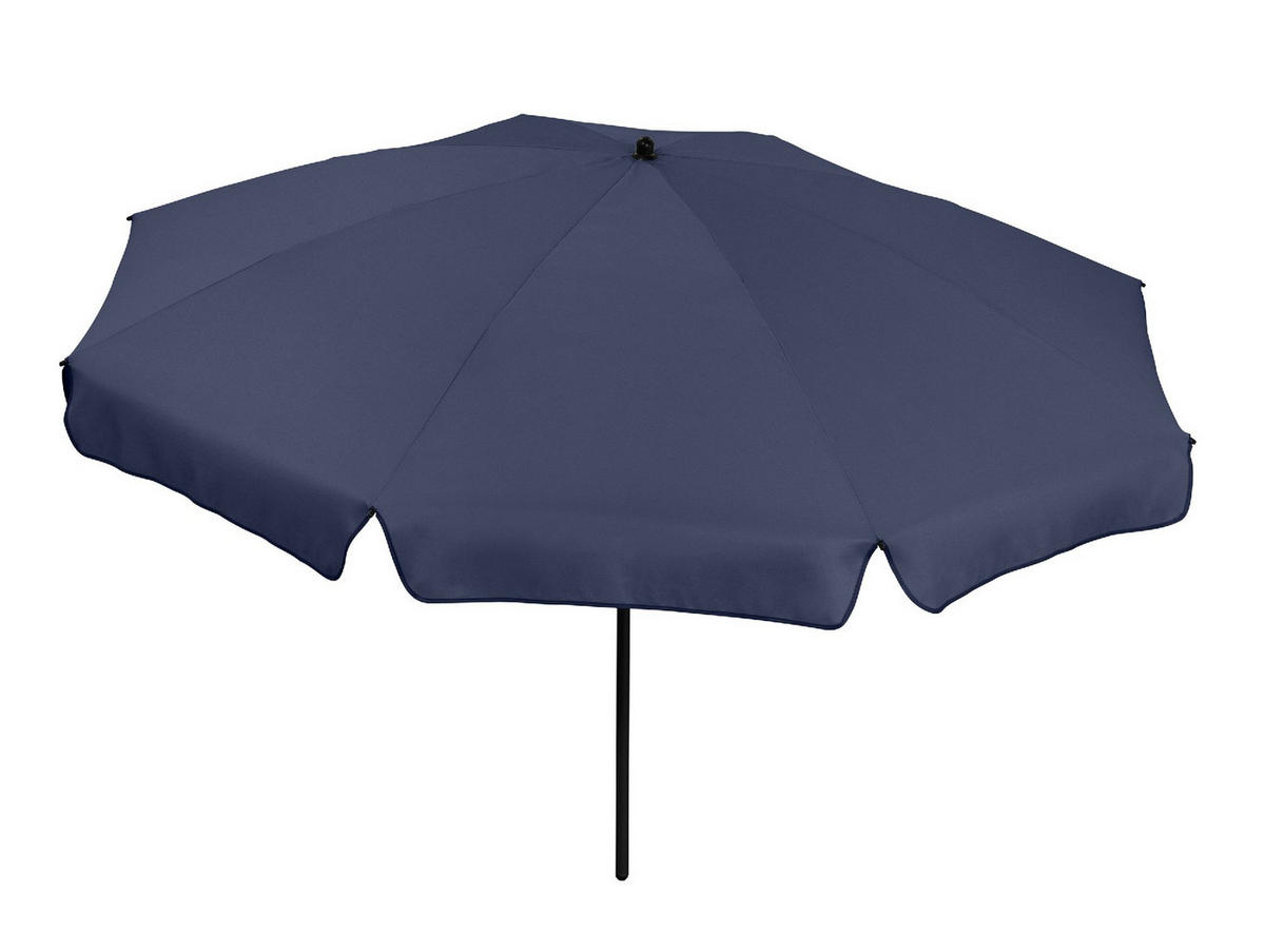 SONNENSCHIRM 180/180/127 cm - Dunkelblau, Kunststoff (180/180cm) - FARE