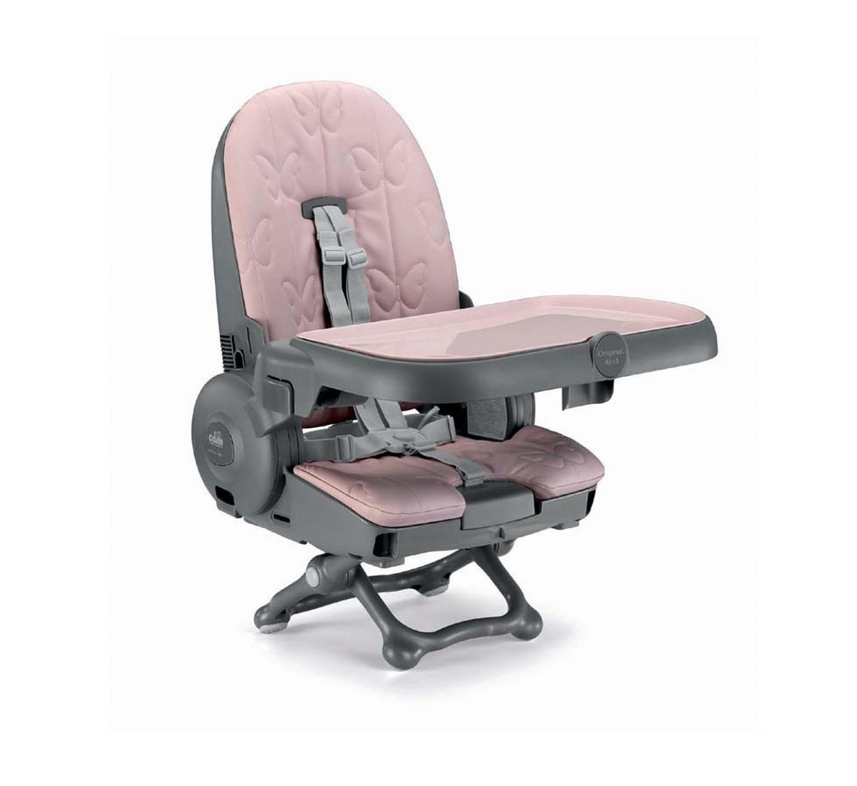 KINDER-HOCHSTUHL Original 4-in-1 mitwachsend - Rosa, Kunststoff (47/100/74cm) - Cam il Mondo del Bambino S.p.A.