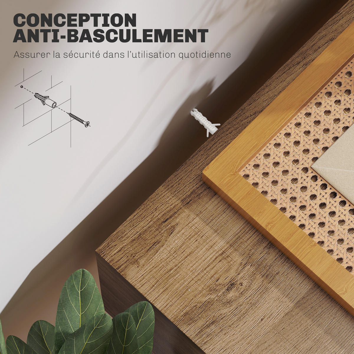 KONSOLENTISCH DE-16776 3 Schubladen, Haarspangenbeine, 90 cm Braun - Braun, Holzwerkstoff (90/30/75cm) - ComfortXL