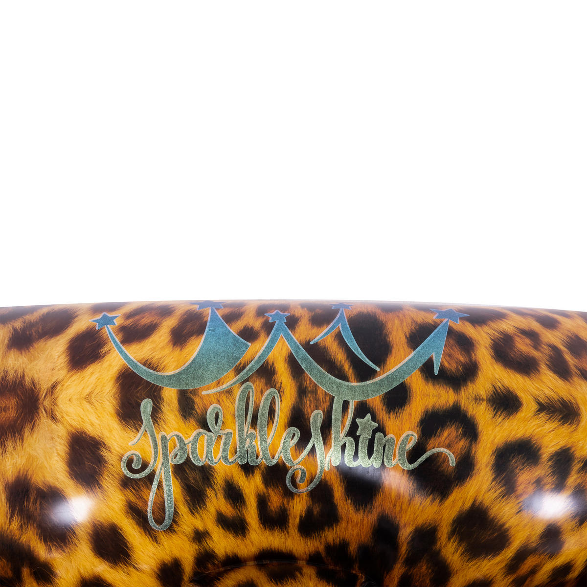 LUFTMATRATZE Leopard 169 x 69 x 25 cm mit 2 Luftkammern im Leo-Print - Multicolor, Kunststoff (169/69/25cm) - Avenli