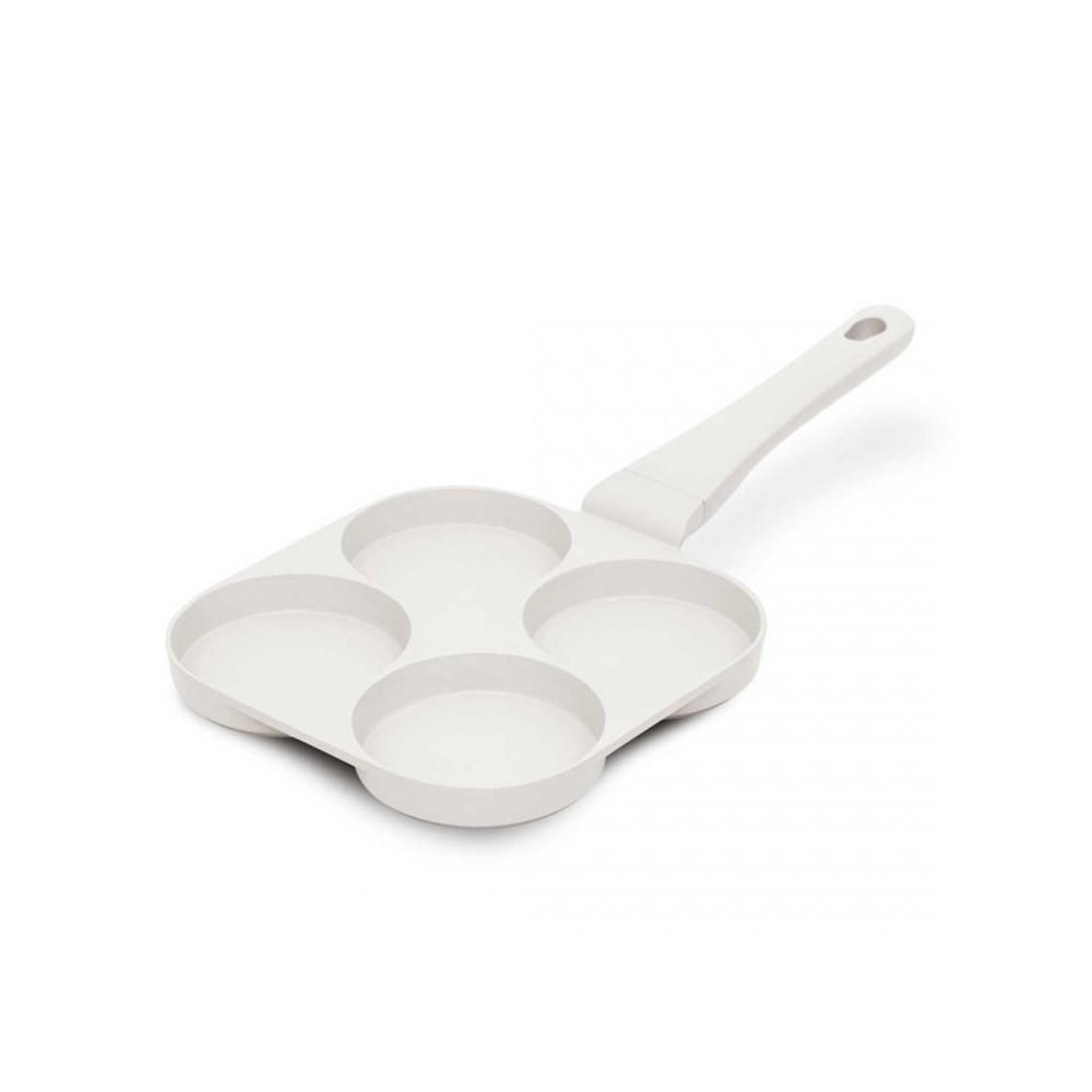 PFANNKUCHENPFANNE Weiß 26/26/1.3 cm BH7798 - Weiß, Metall (26cm) - Berlinger Haus