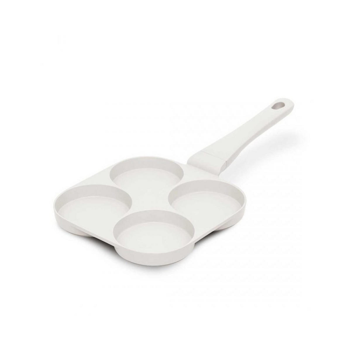 PFANNKUCHENPFANNE Weiß 26/26/1.3 cm BH7798 - Weiß, Metall (26cm) - Berlinger Haus