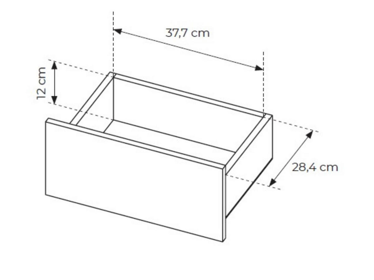 KOMMODE Buna Eiche, dreitürige mit Schubladen - Eichefarben, Holzwerkstoff (183/83/38cm) - Bettso