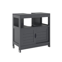 WASCHBECKENUNTERSCHRANK Vilda Grau 60 x 60 cm - Grau, Holzwerkstoff (60/60/30cm) - Vicco