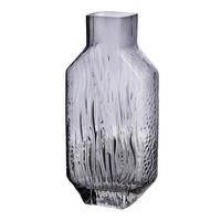 VASE Serenite Grau 15/8/31 cm Glas - Grau, Glas (31cm) - Mondex