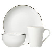 FRÜHSTÜCKS-SET Adela grau 18er Set - Grau, Keramik (1/1/1cm) - Ritzenhoff Breker
