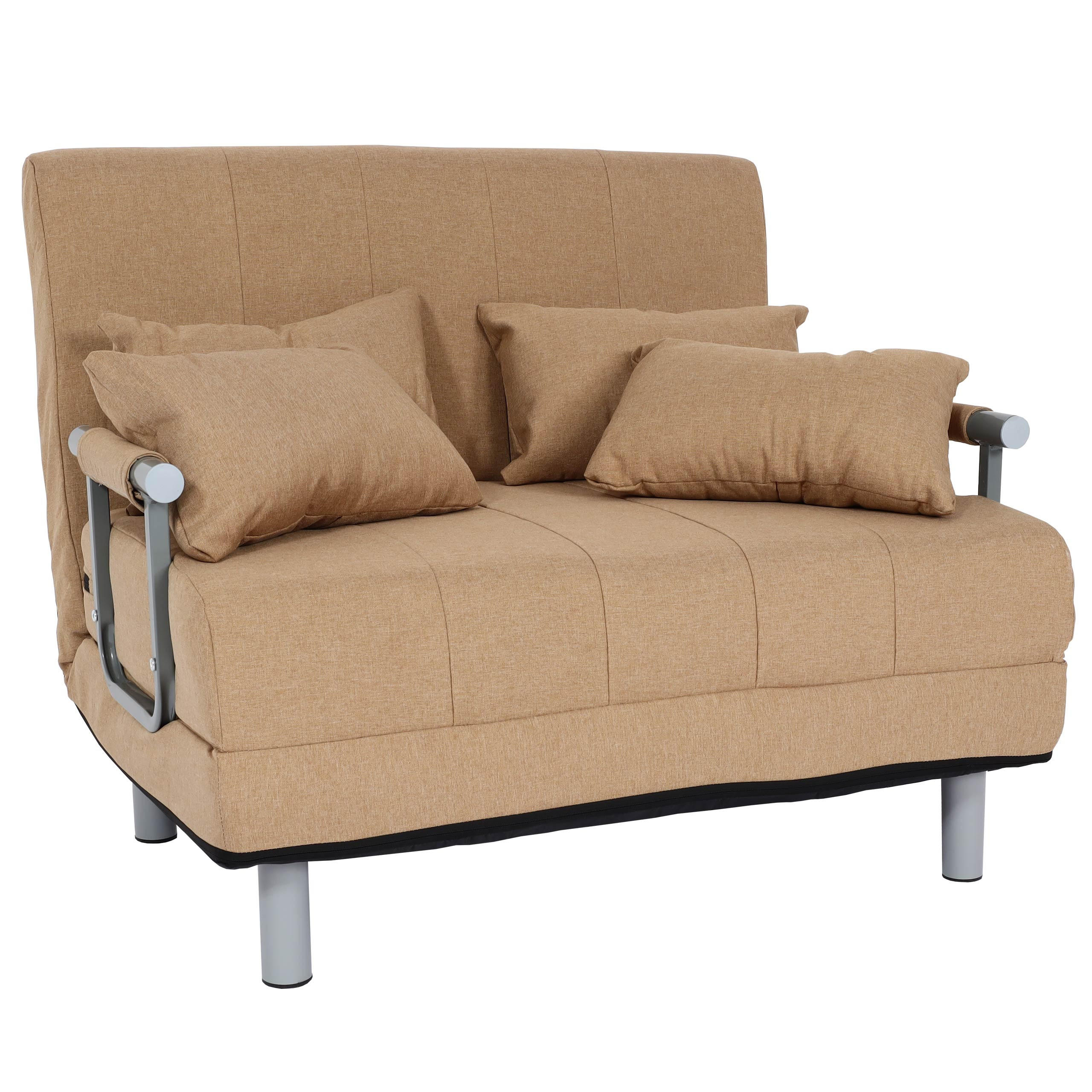 SCHLAFSESSEL Cremeweiß - Weiß, Textil (105/80/186cm) - MCW