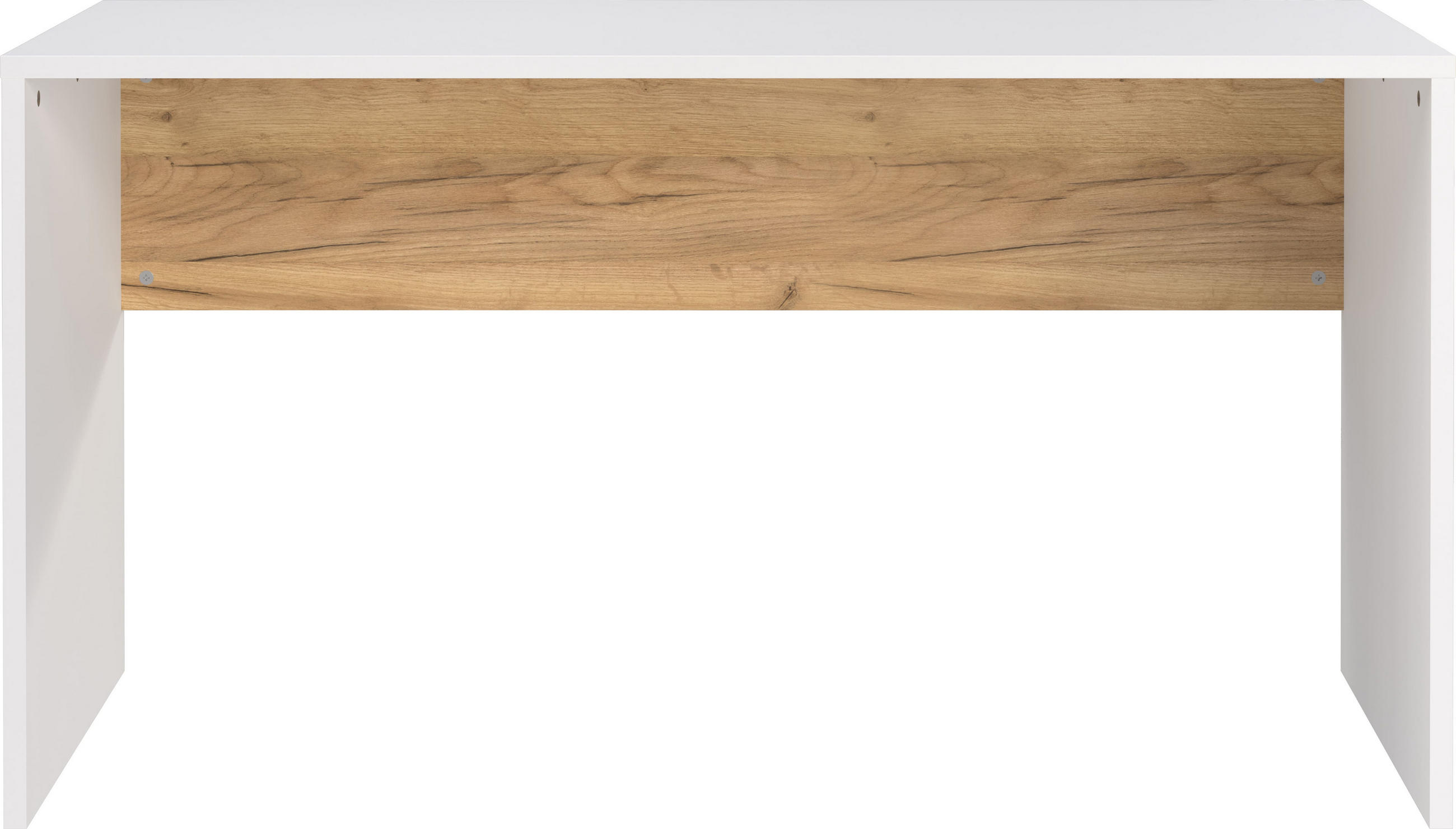 Thumbnail - Kadima Design Schreibtisch, Weiß, Holz, Rechteckig, Wange, 140x75x60 cm, Arbeitszimmer, Schreibtische, Bürotische