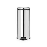 MÜLLEIMER klassisch Mit Soft Verschluss 30 Liter 67,9 x 29,3 x 38 cm Metall Edelstahl - Grau, Metall (29.3/67.9/38cm) - PROREGAL