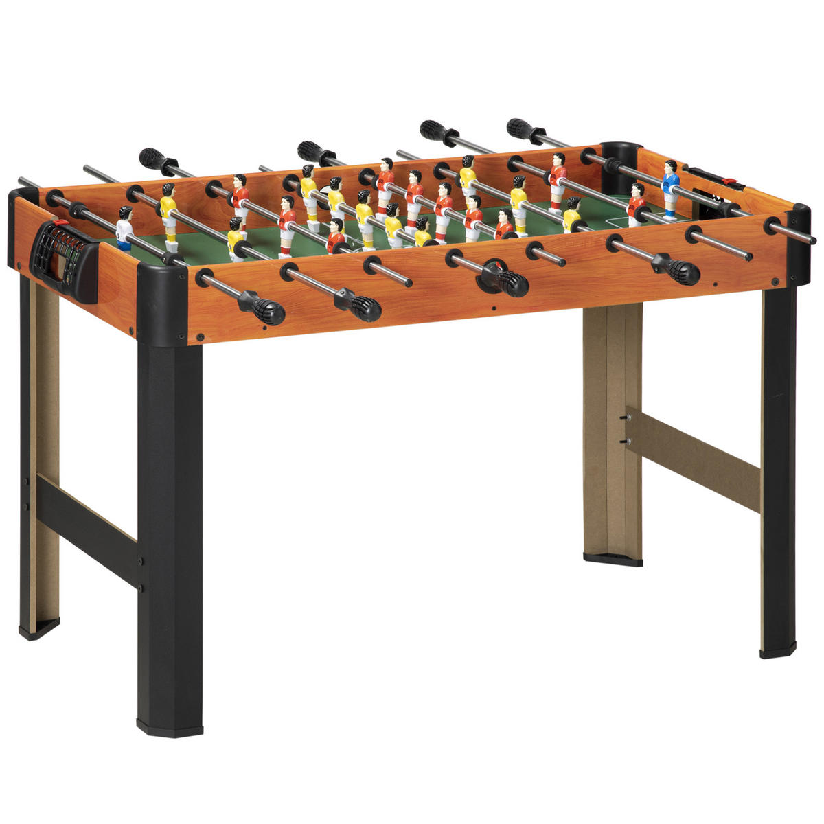 TISCHKICKER DE-10685 mit Punkteanzeige & rutschfesten Griffen Bunt - Braun, Holzwerkstoff (104/118cm) - ComfortXL
