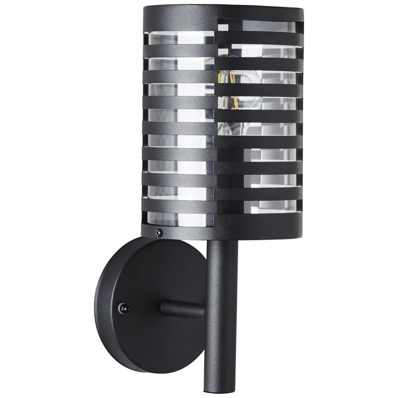 AUSSENWANDLEUCHTE Venlo 96423/76 - Schwarz, Metall (12.7/30.5/16.2cm) - Brilliant