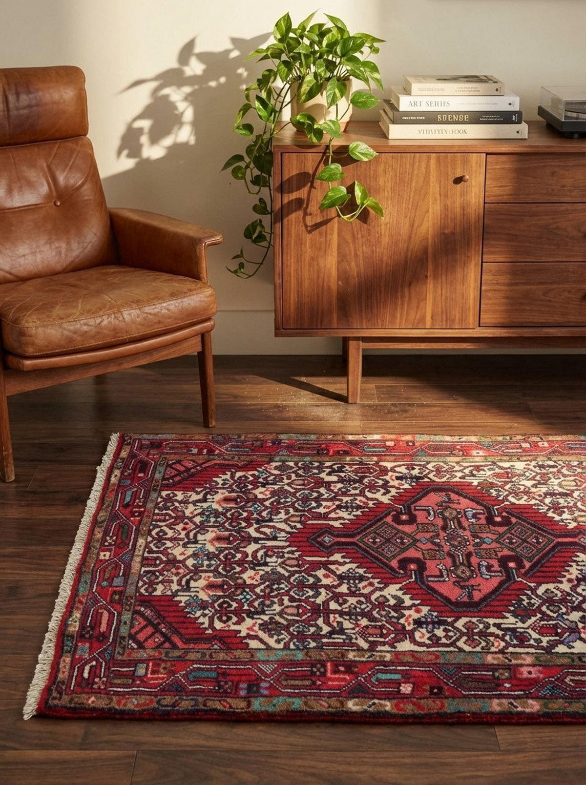 TEPPICH Assadabad Mehrfarbig 116/77 cm Schurwolle - Multicolor, Textil (77/116cm) - Looma