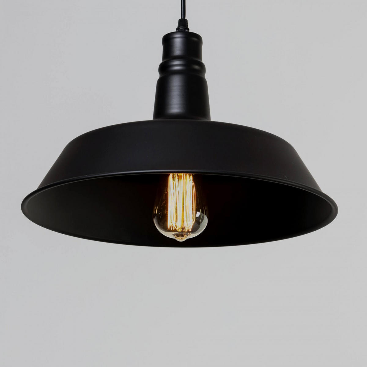 HÄNGELEUCHTE Xena, Schwarz, 36cm - Schwarz, Metall (36/36/25cm) - KOSILUM