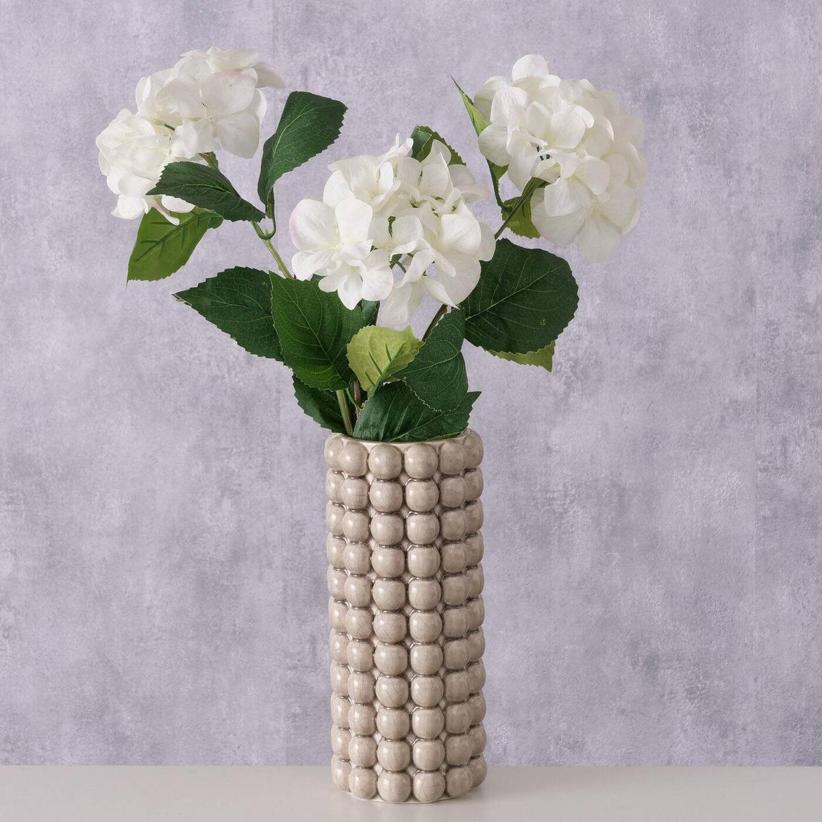 VASE Morten 25 cm - Beige, Keramik (25cm) - Boltze Home