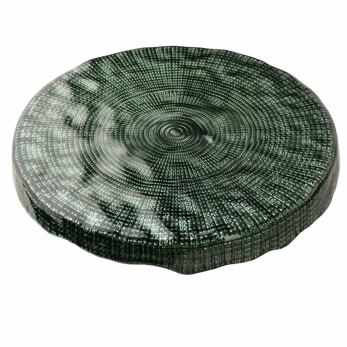 TORTENPLATTE Greenie Grün - Grün, Glas (10/30/30cm) - Mondex