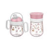 TRINKLERNBECHER ANTITROPF & 360° Mio Fairy Garden 200 & 300 ml 2er Set - Pink/Rosa, Kunststoff (0.5L) - Mepal