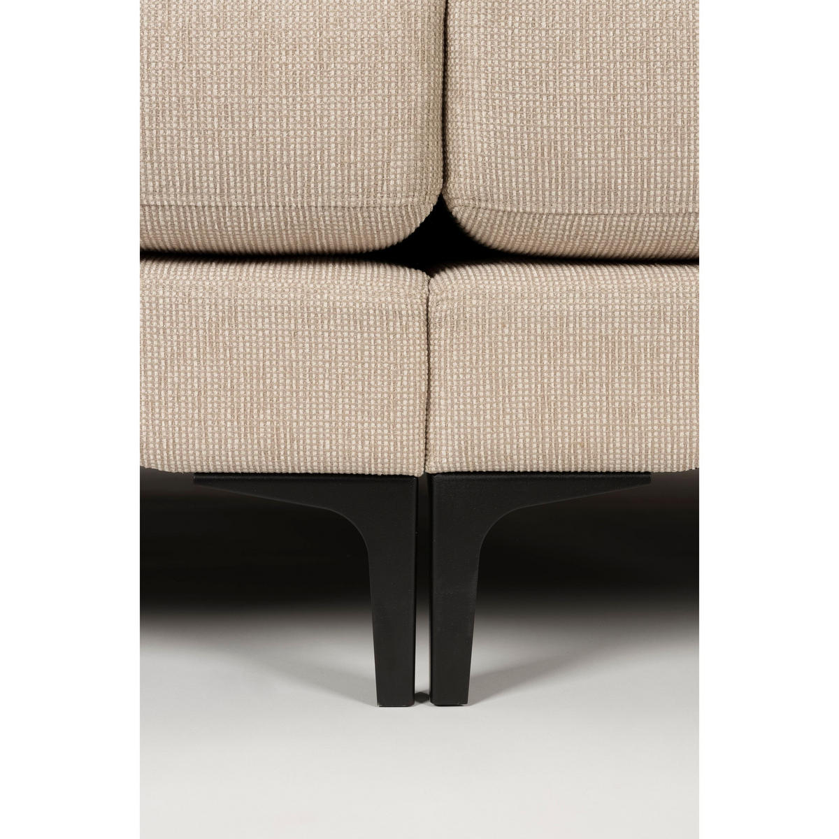 SOFA 3-SITZER Balcony Beige - Beige, Textil (256/85/99cm) - Zuiver