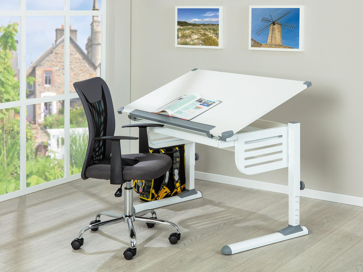 SCHREIBTISCH Holz - Braun, Holzwerkstoff (110/55/68cm) - ebuy24