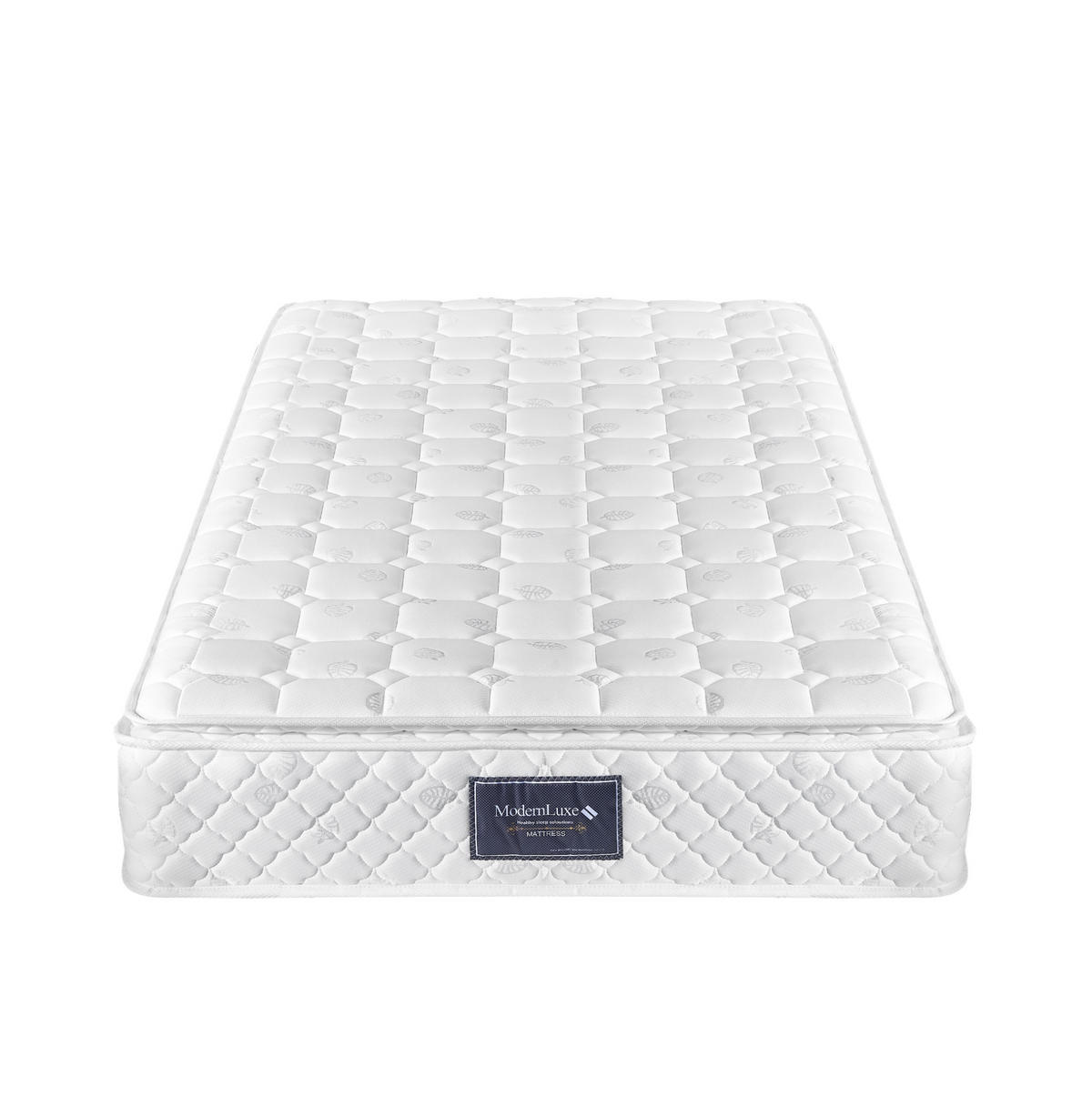 TAPECIRANI krevet od PU umjetne kože 90x200 cm crni s LED rasvjetom, 4 ladice, podesivim uzglavljem i madracem - crna, koža (90/200cm) - Modfu