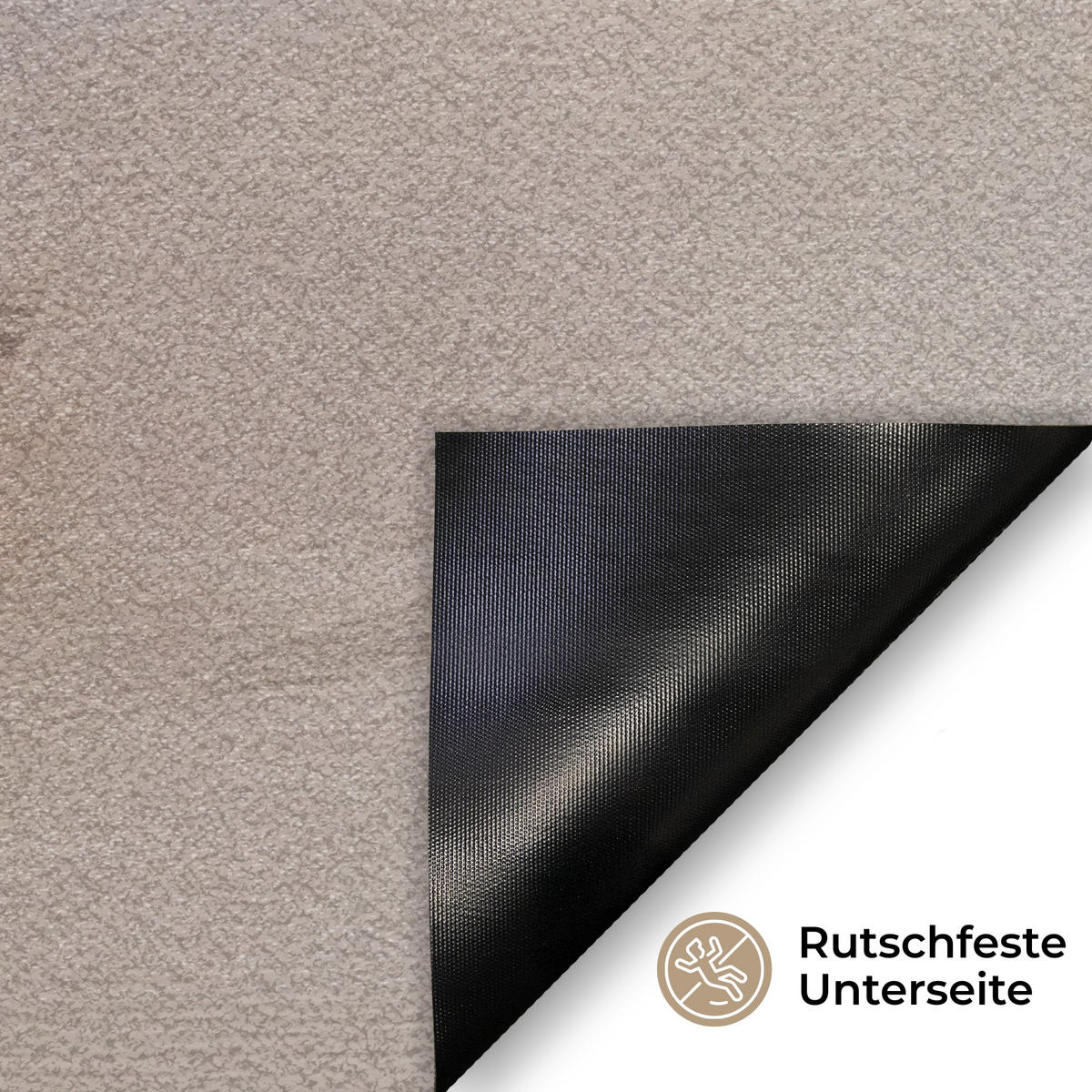 FUSSMATTE Korb - Eier - Rosa 90x60 cm - Beige, Kunststoff (60/90cm) - MuchoWow