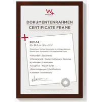 BILDERRAHMEN Peppers Holzrahmen 21x29,7 Nussbaum - Nussbaumfarben, Holzwerkstoff (22.9/32/1.5cm) - walther design