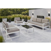 GARTENMÖBEL-SET 4-TLG. - Naturfarben, Holz - Design Möbel