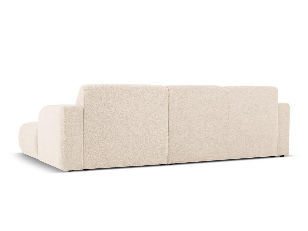 ECKSOFA rechts Molino aus Boucle beige 4 Sitzplätze - Beige, Textil (170/250cm) - Micadoni
