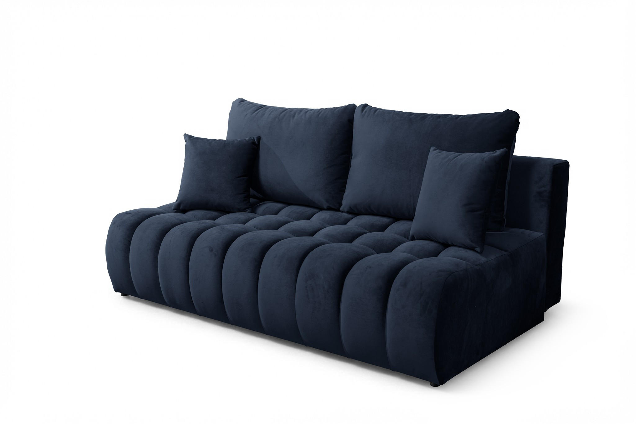 SCHLAFSOFA Nina - Dunkelblau, Holzwerkstoff/Textil (200/96/107cm) - Fun Möbel