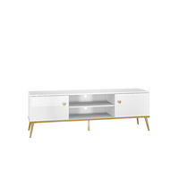 TV-LOWBOARD GOLDIN Weiß 160x40x53 cm - Weiß, Holzwerkstoff (160/53/40cm) - FURNLUX