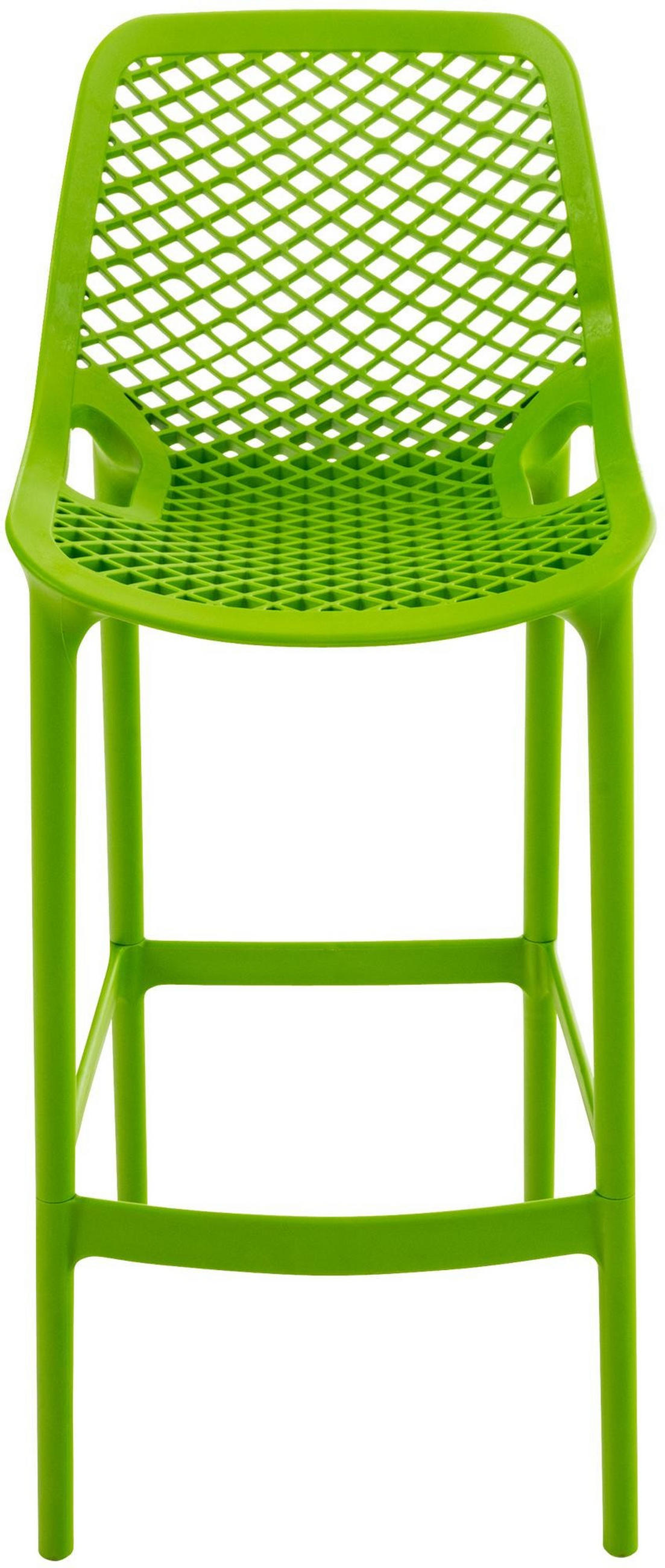 OUTDOOR Barhocker Air 105x45x53 cm grün - Grün, Kunststoff (45/105/53cm) - furnicato