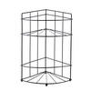 BADEZIMMERREGAL Carl 18,5/14/26cm Schwarz - Schwarz, Metall (18.5/26/14cm) - Mondex