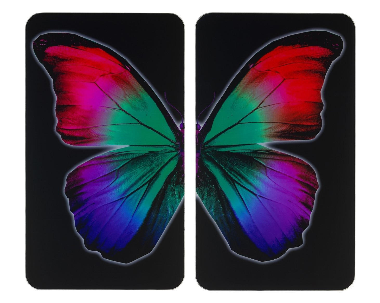 GLASABDECKPLATTE für alle Herdarten 52/30 cm - Schwarz, Glas (30/52cm) - Wenko