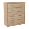 SCHUHSCHRANK mit 5 Fächern - Eichefarben, Holzwerkstoff (74/85/35cm) - Home Collective