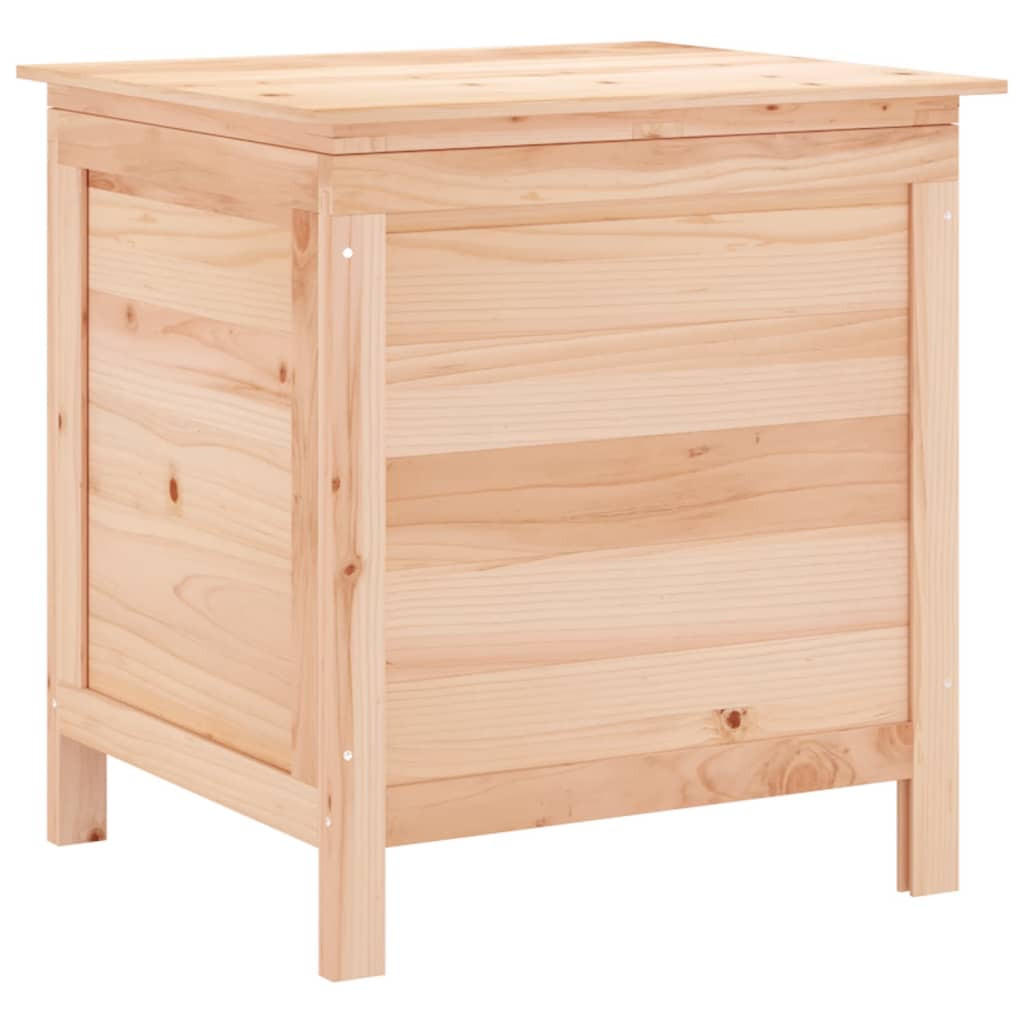 GARTENTRUHE 50x49x56,5 cm Massivholz Tanne - Hellbraun, Holzwerkstoff (50/56.5/49cm) - furnicato